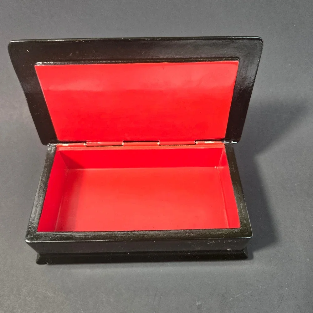 Vintage Russian Lacquer Box Lot of 4 Signed Palekh Zubov & Kholuy Art Collection